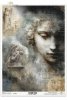 anioły, rzeźba, twarz, gotyk, nuty, postarzany papier, melancholia, vintage, fantasy*angels, sculpture, face, gothic, sheet music, aged paper, melancholy, vintage, fantasy
